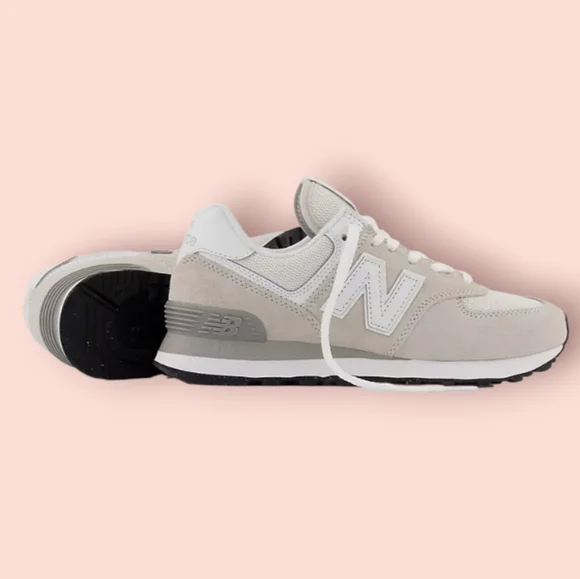 (NWOT) New Balance® Classic 574 Women's Shoes - Nimbus Cloud / White - Size 7 - Picture 7 of 9